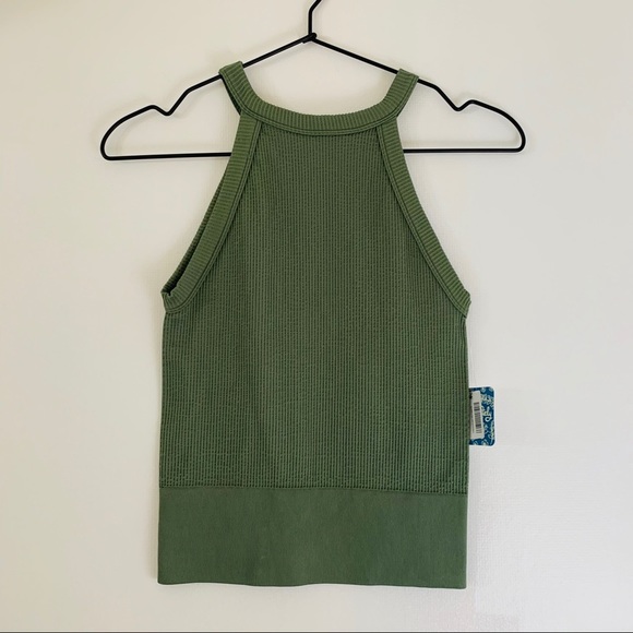 SOLD Free People Ribbed High Neck Seamless Top - Picture 6 of 8